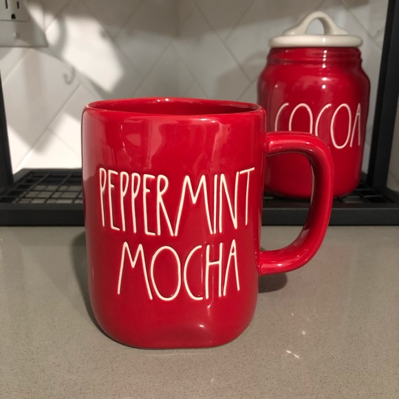 Rae Dunn Other - Rae Dunn PEPPERMINT MOCHA mug